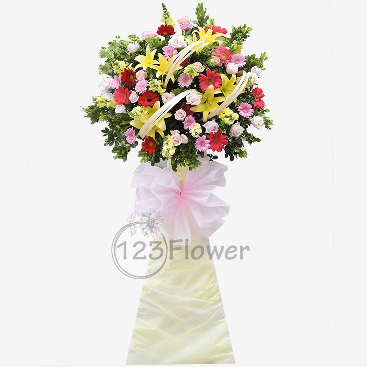 Kệ Hoa Chúc Mừng 9