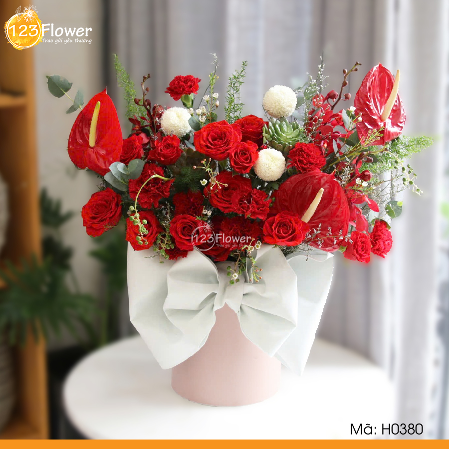 H0380 | Hộp hoa 380