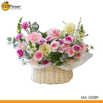 G0289 | Giỏ hoa 289