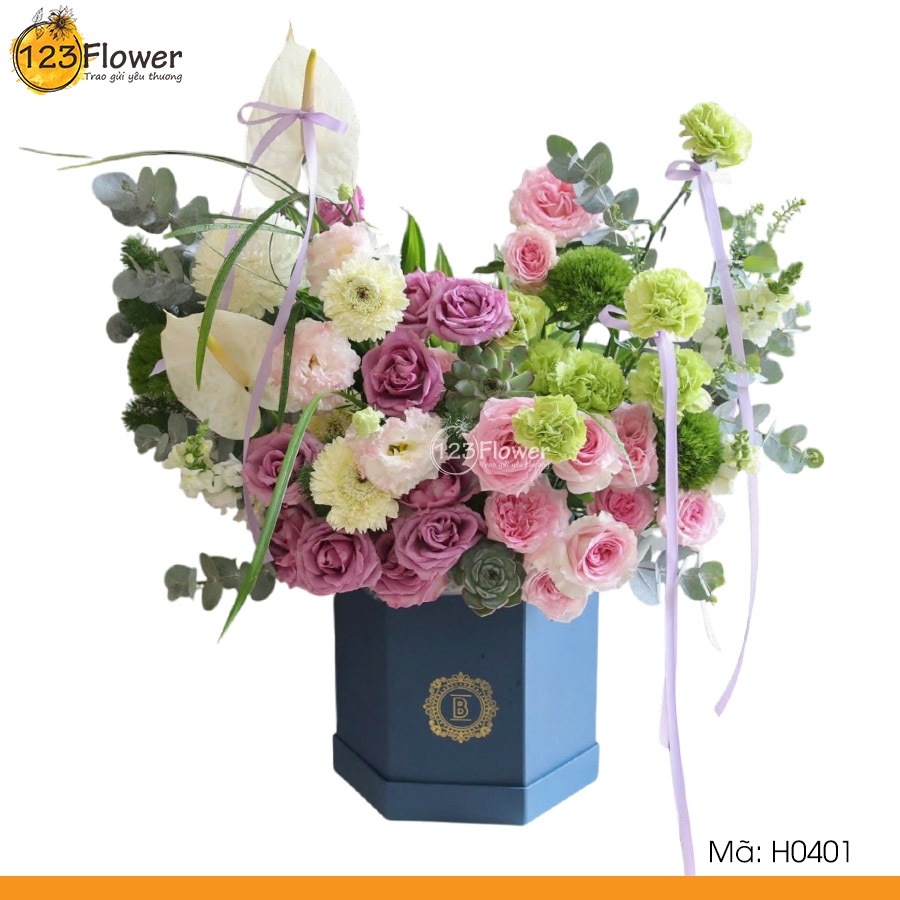 H0401 | Hộp hoa 401