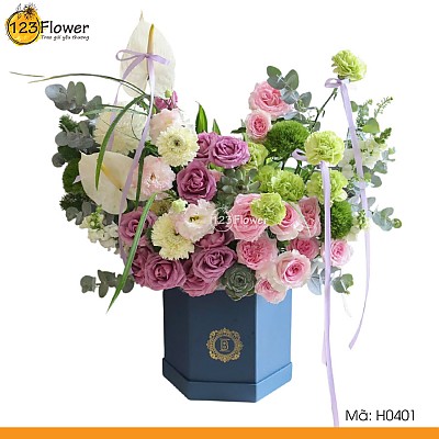 H0401 | Hộp hoa 401