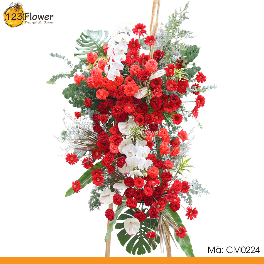 CM0224 | Kệ hoa chúc mừng 224