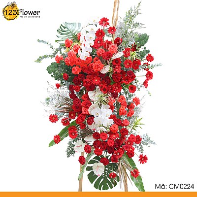 CM0224 | Kệ hoa chúc mừng 224