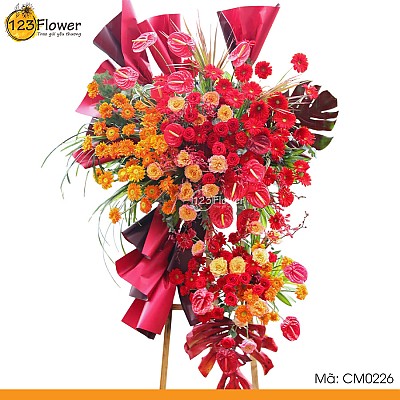 CM0226 | Kệ hoa chúc mừng 226
