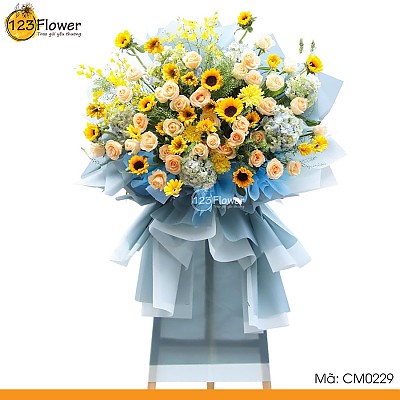 CM0229 | Kệ hoa chúc mừng 229