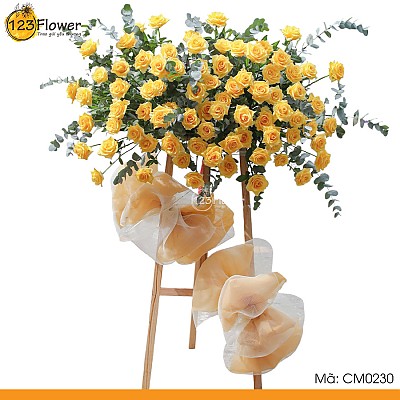 CM0230 | Kệ hoa chúc mừng 230