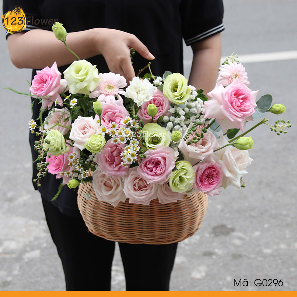 G0296 | Giỏ hoa 296