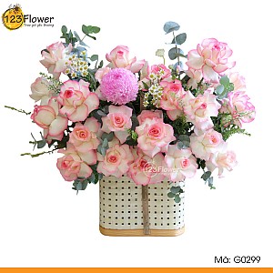 G0299 | Giỏ hoa 299