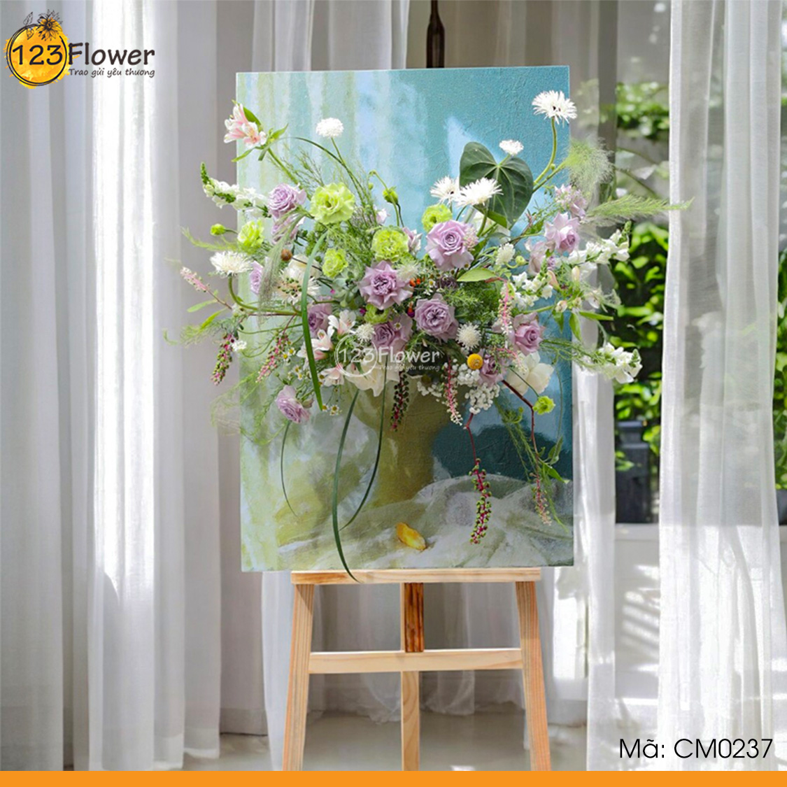 CM0237 | Kệ hoa chúc mừng 237
