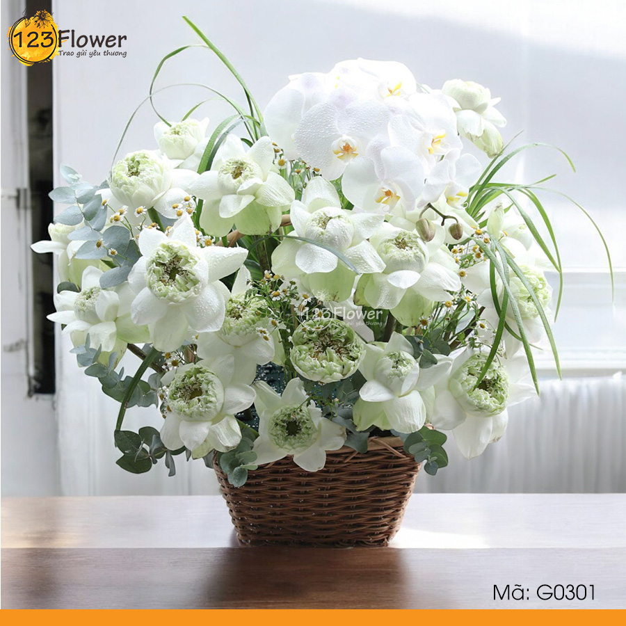 G0301 | Giỏ hoa 301