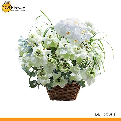 G0301 | Giỏ hoa 301