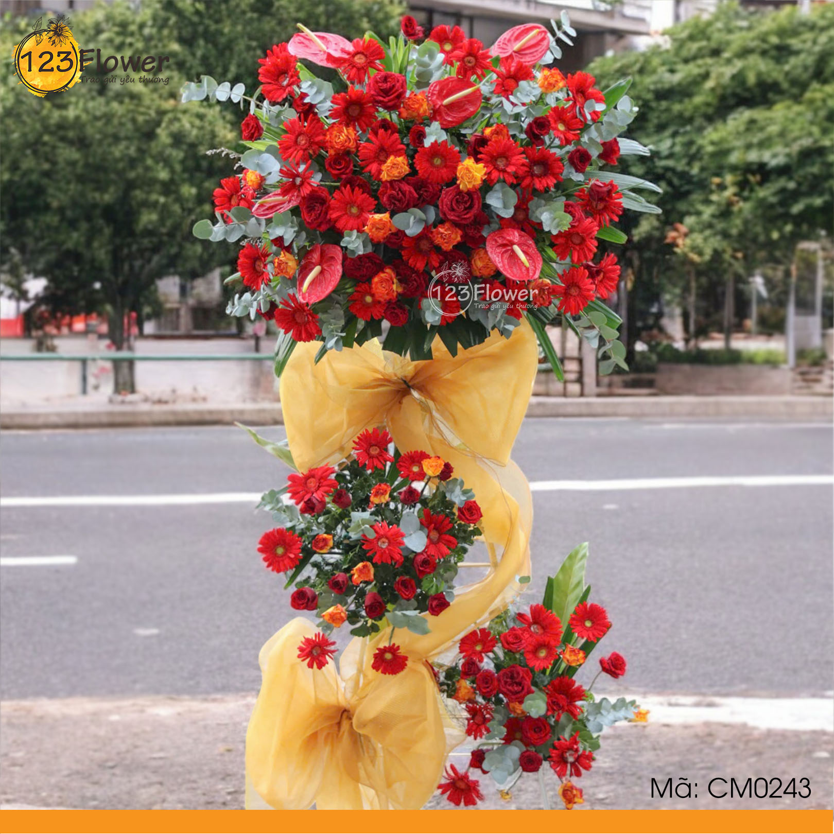 CM0243 | Kệ hoa chúc mừng 243