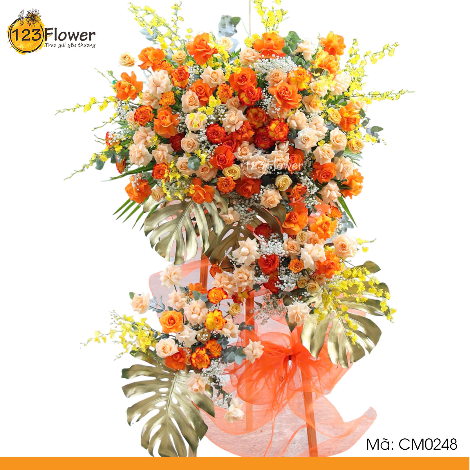 CM0248 | Kệ hoa chúc mừng 248