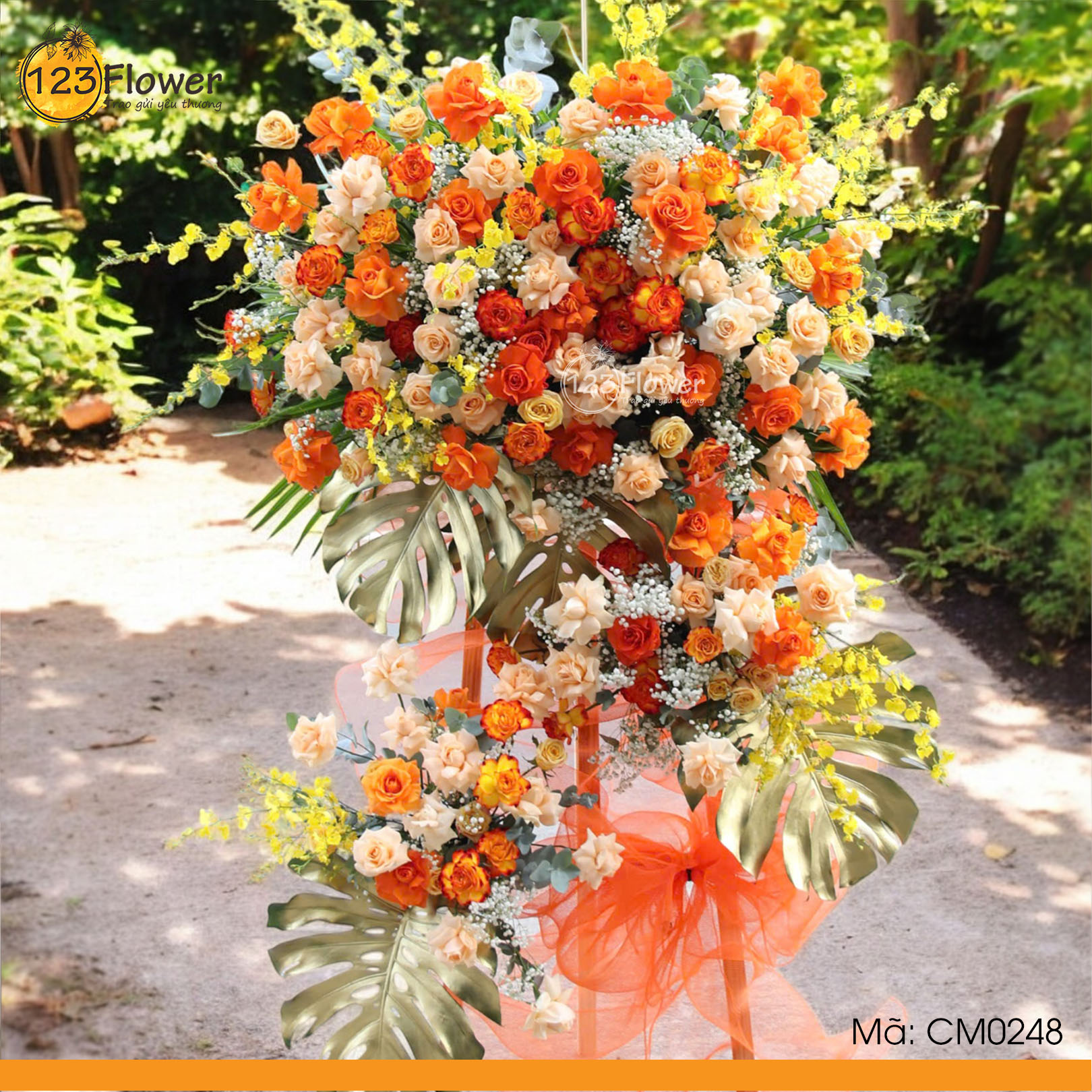 CM0248 | Kệ hoa chúc mừng 248