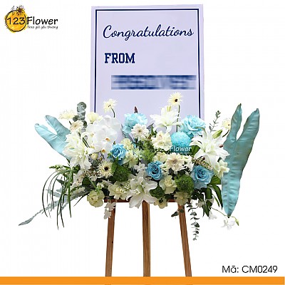 CM0249 | Kệ hoa chúc mừng 249