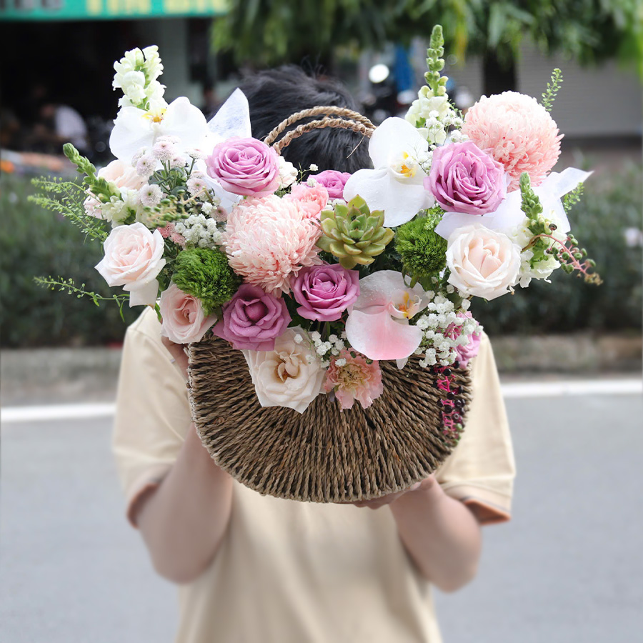 G0303 | Giỏ hoa 303