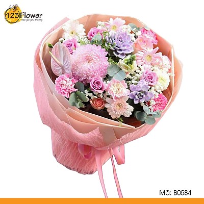 B0584 | Bó hoa 584