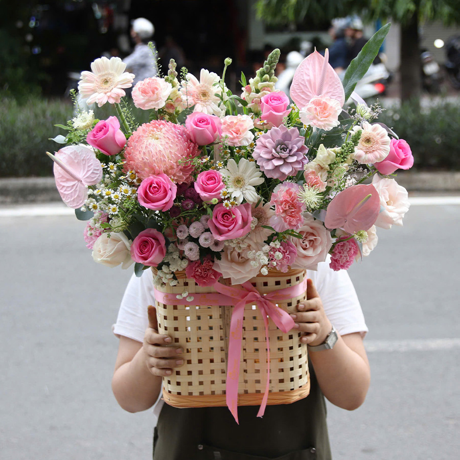 G0306 | Giỏ hoa 306