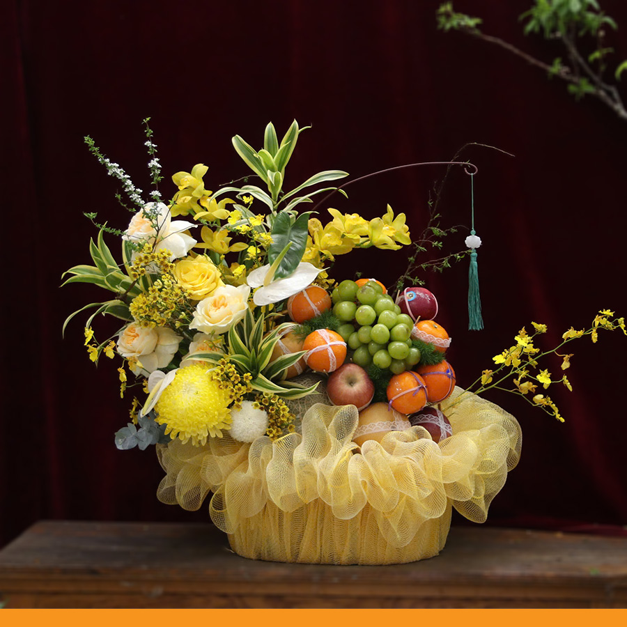 G0309 | Giỏ hoa và trái cây 309