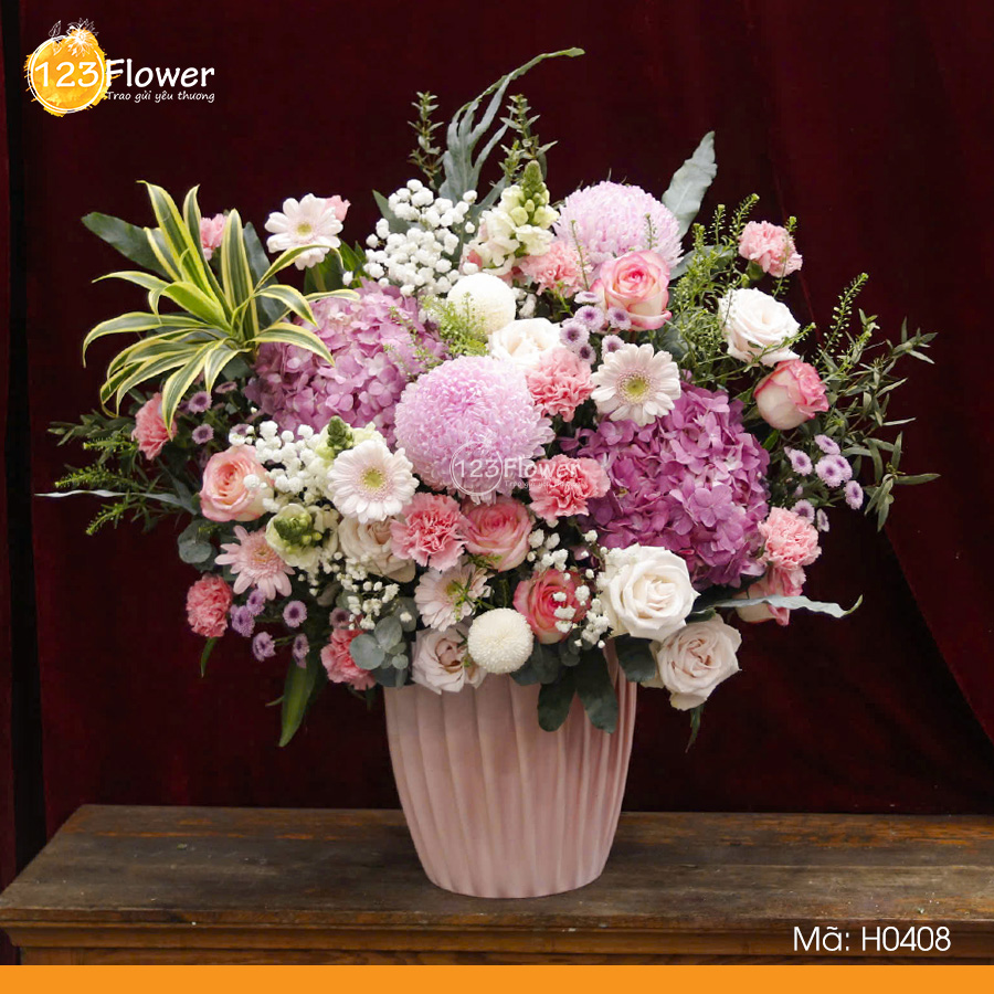 H0408 | Hộp hoa 408