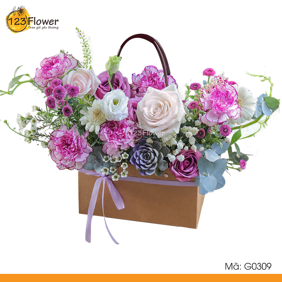 G0309 | Giỏ hoa 309
