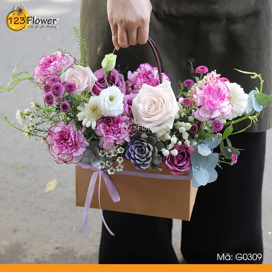 G0309 | Giỏ hoa 309