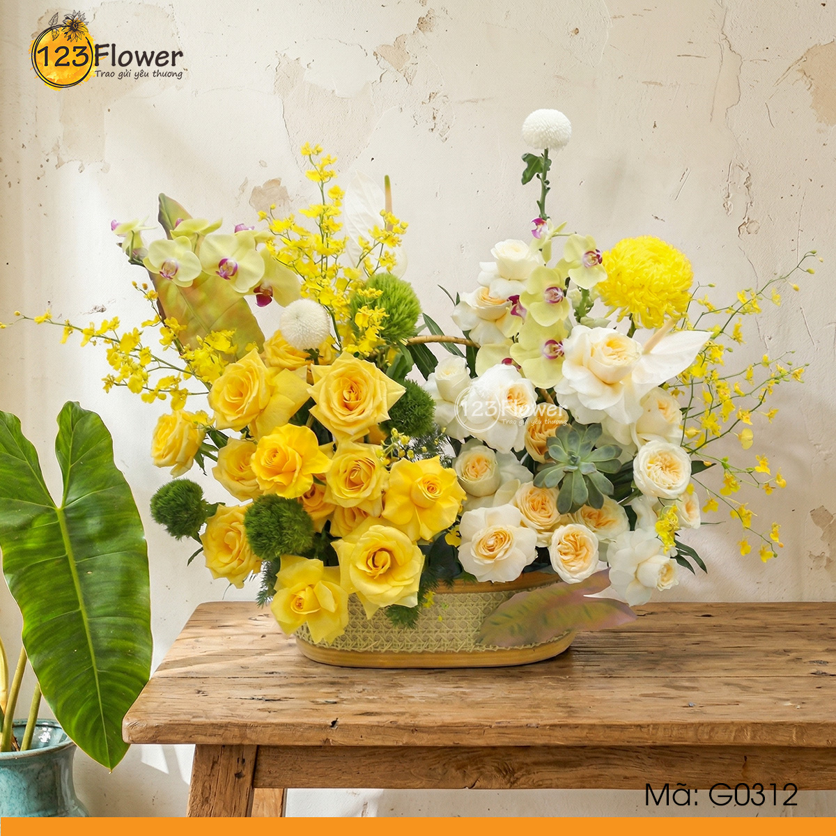 G0312 | Giỏ hoa 312