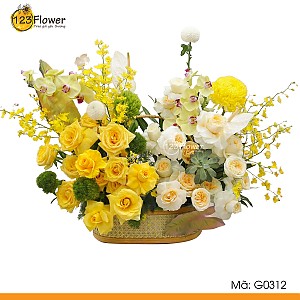 G0312 | Giỏ hoa 312