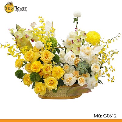 G0312 | Giỏ hoa 312