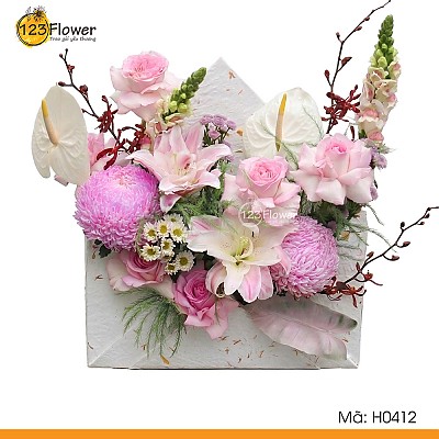 H0412 | Hộp hoa 412