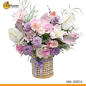 G0314 | Giỏ hoa 314