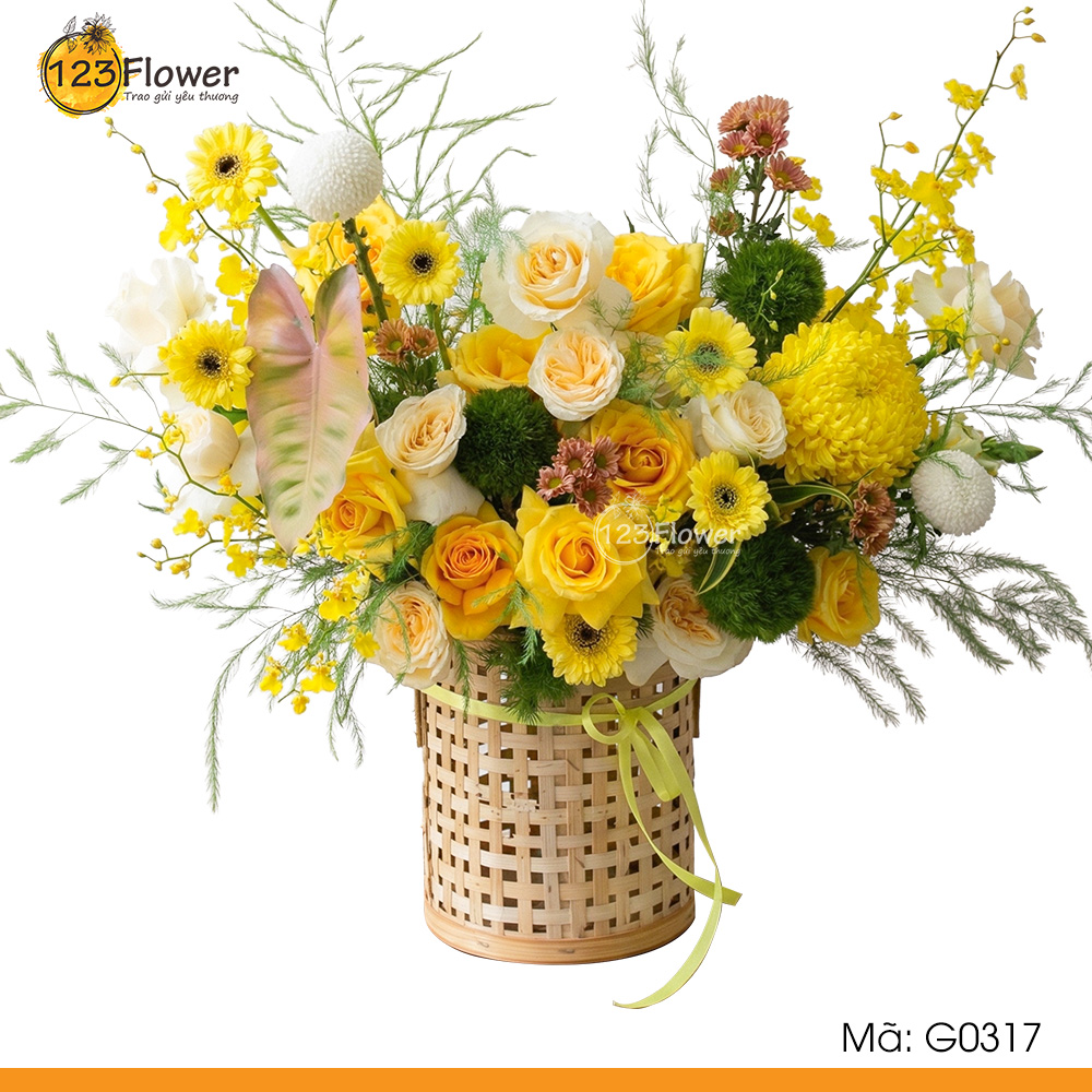 G0317 | Giỏ hoa 317