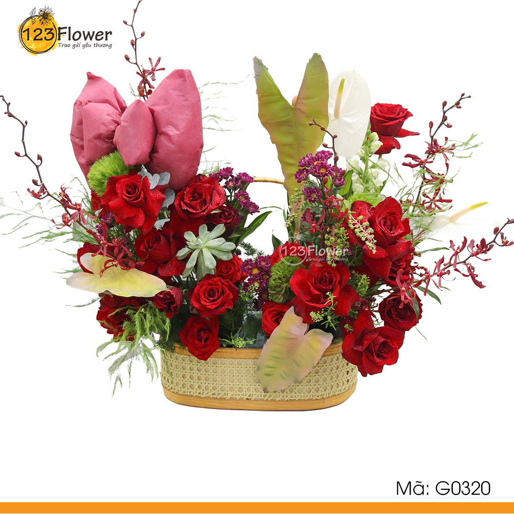 G0320 | Giỏ hoa 320