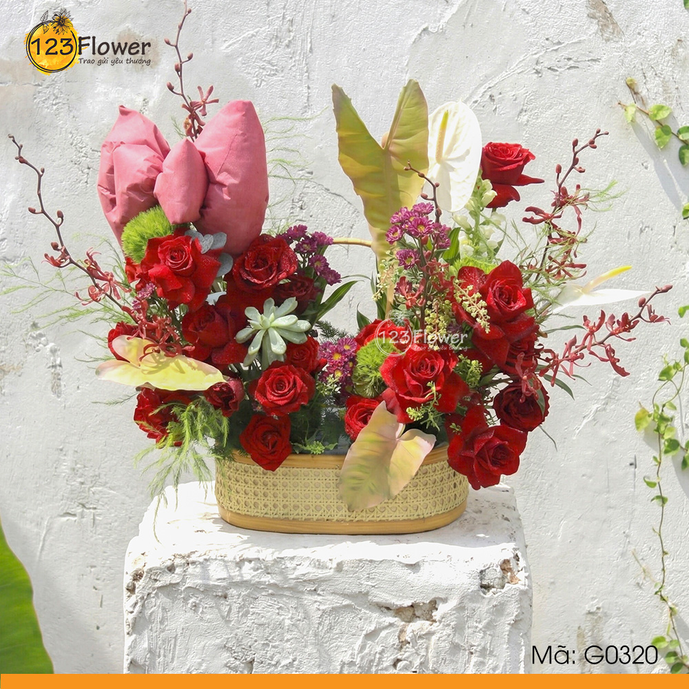 G0320 | Giỏ hoa 320