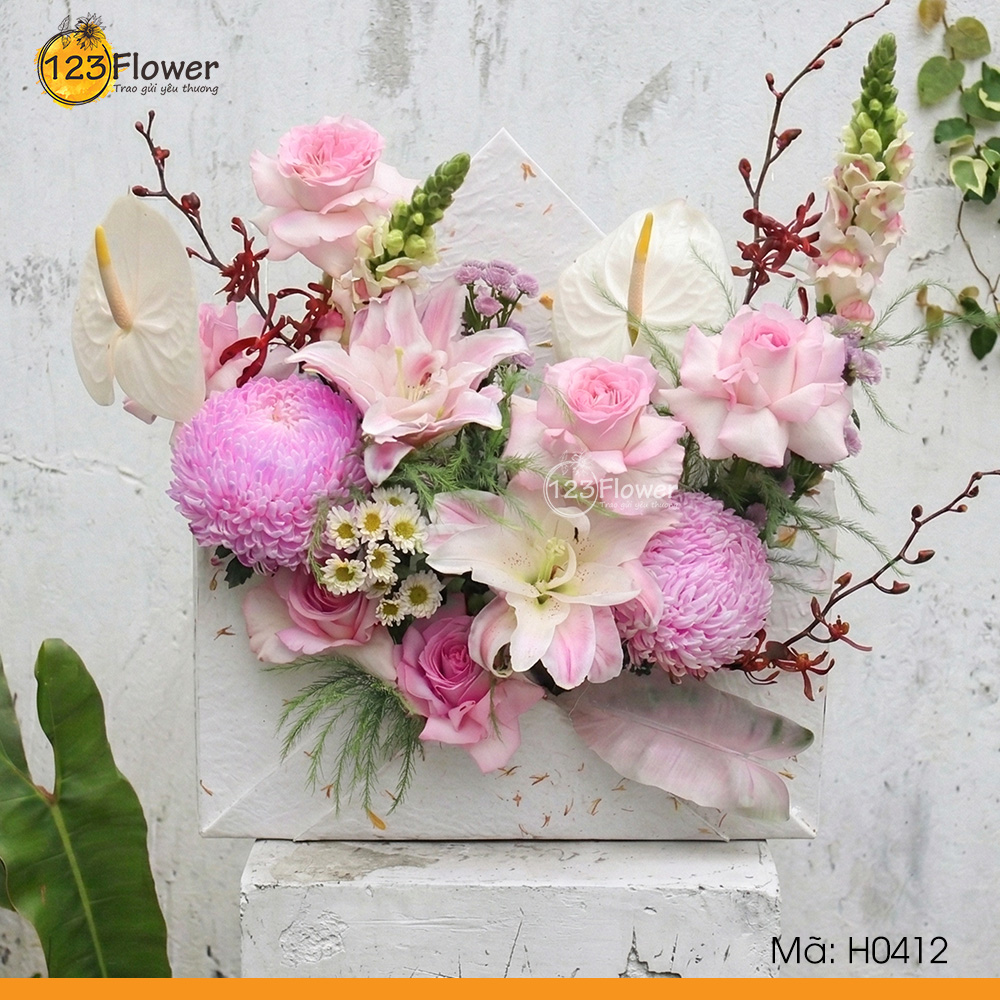 H0412 | Hộp hoa 412