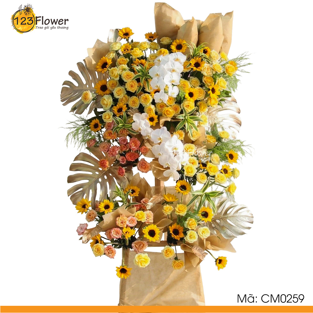CM0259 | Kệ hoa chúc mừng 259