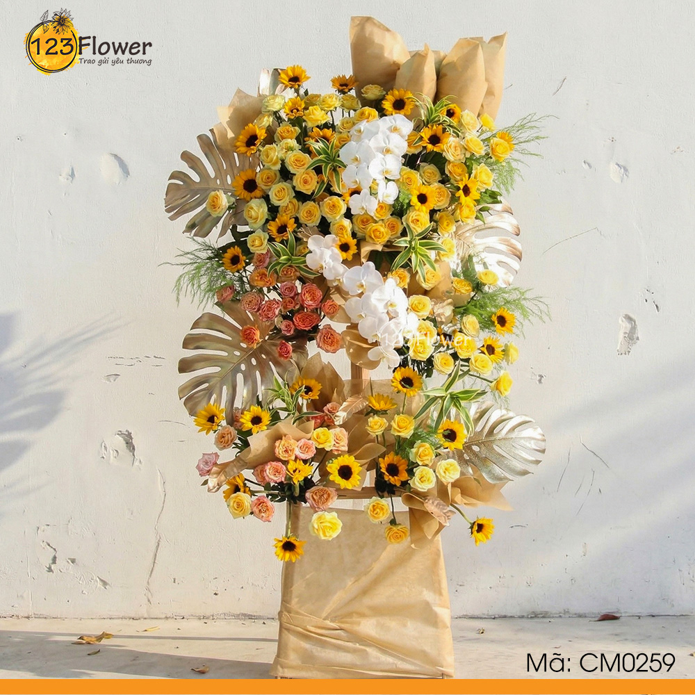 CM0259 | Kệ hoa chúc mừng 259