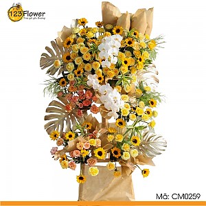 CM0259 | Kệ hoa chúc mừng 259