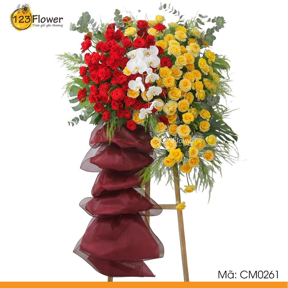 CM0261 | Kệ hoa chúc mừng 261