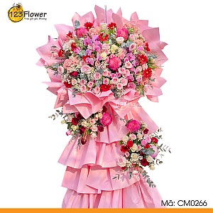 CM0266 | Kệ hoa chúc mừng 266