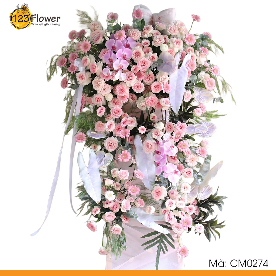 CM0274 | Kệ hoa chúc mừng 274