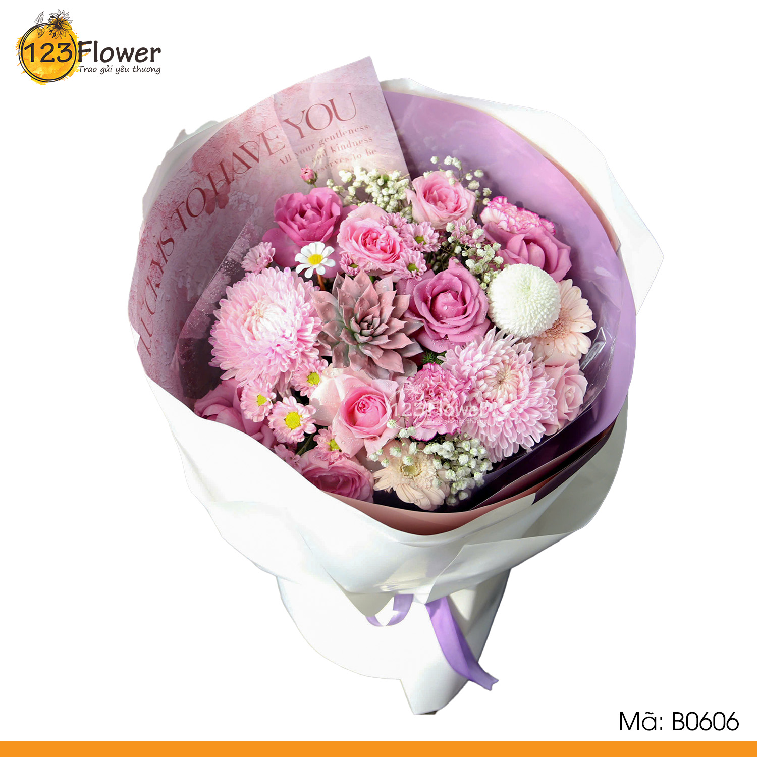 B0606 | Bó hoa 606 - 
