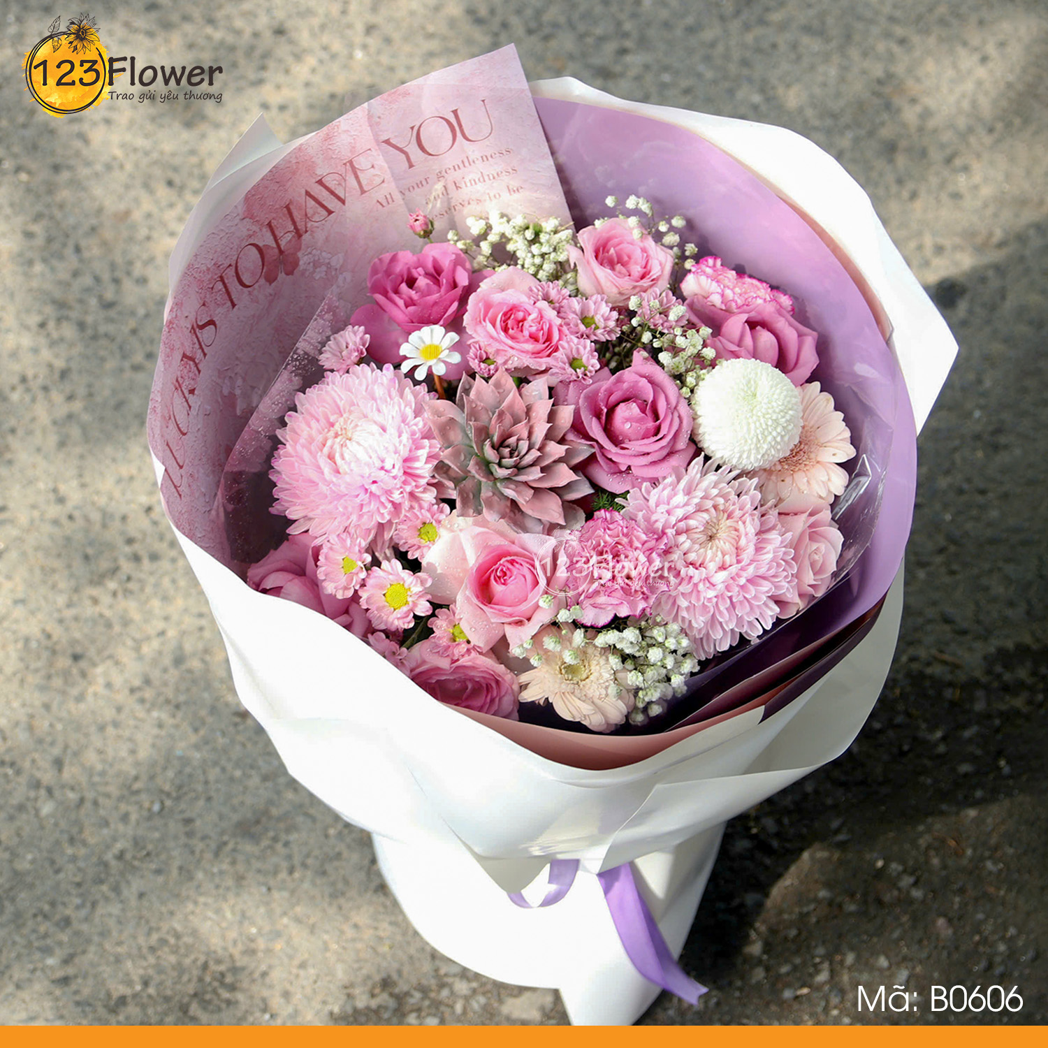 B0606 | Bó hoa 606 - 