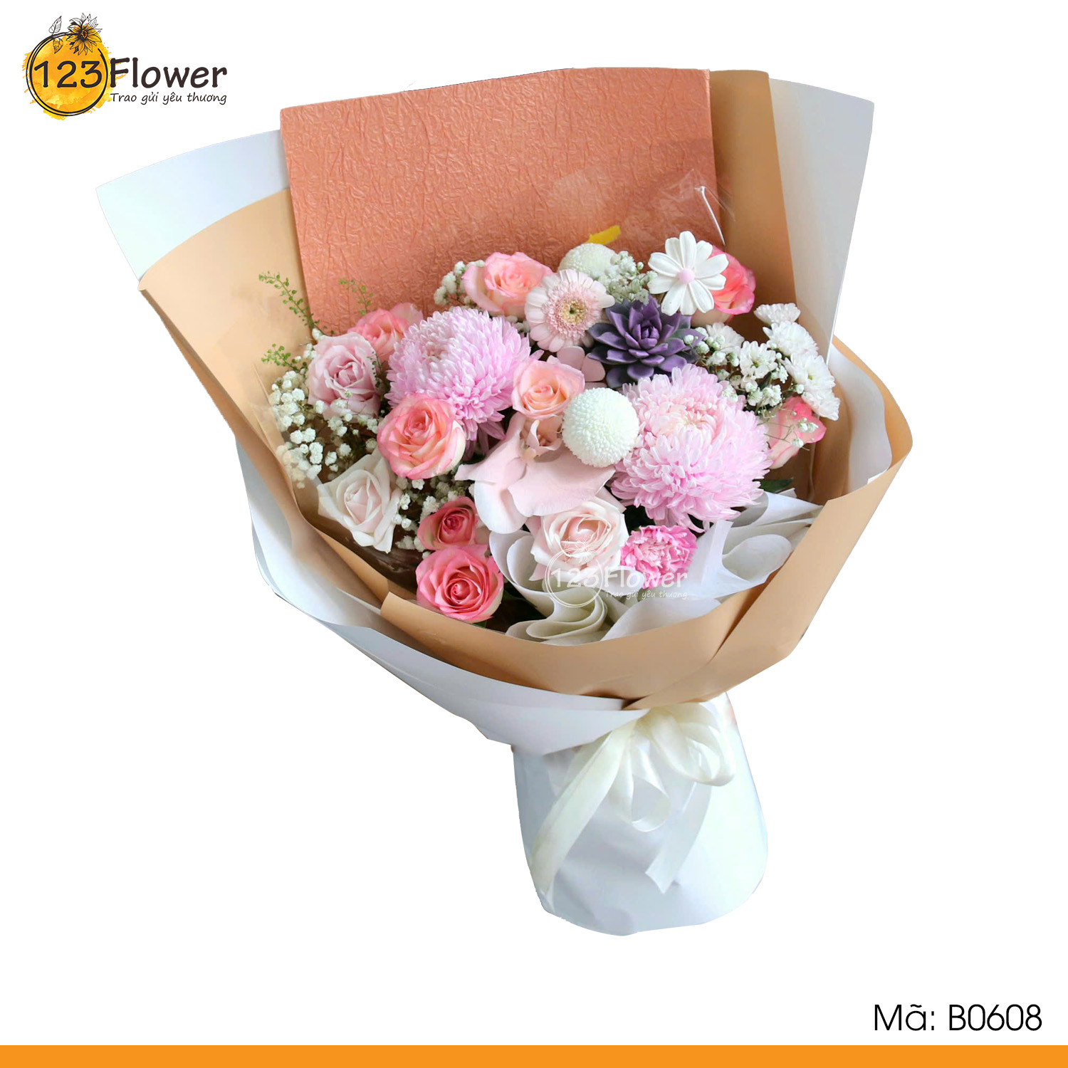 B0608 | Bó hoa 608 - 