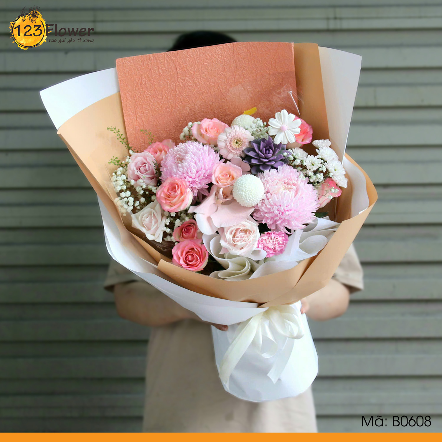 B0608 | Bó hoa 608 - 