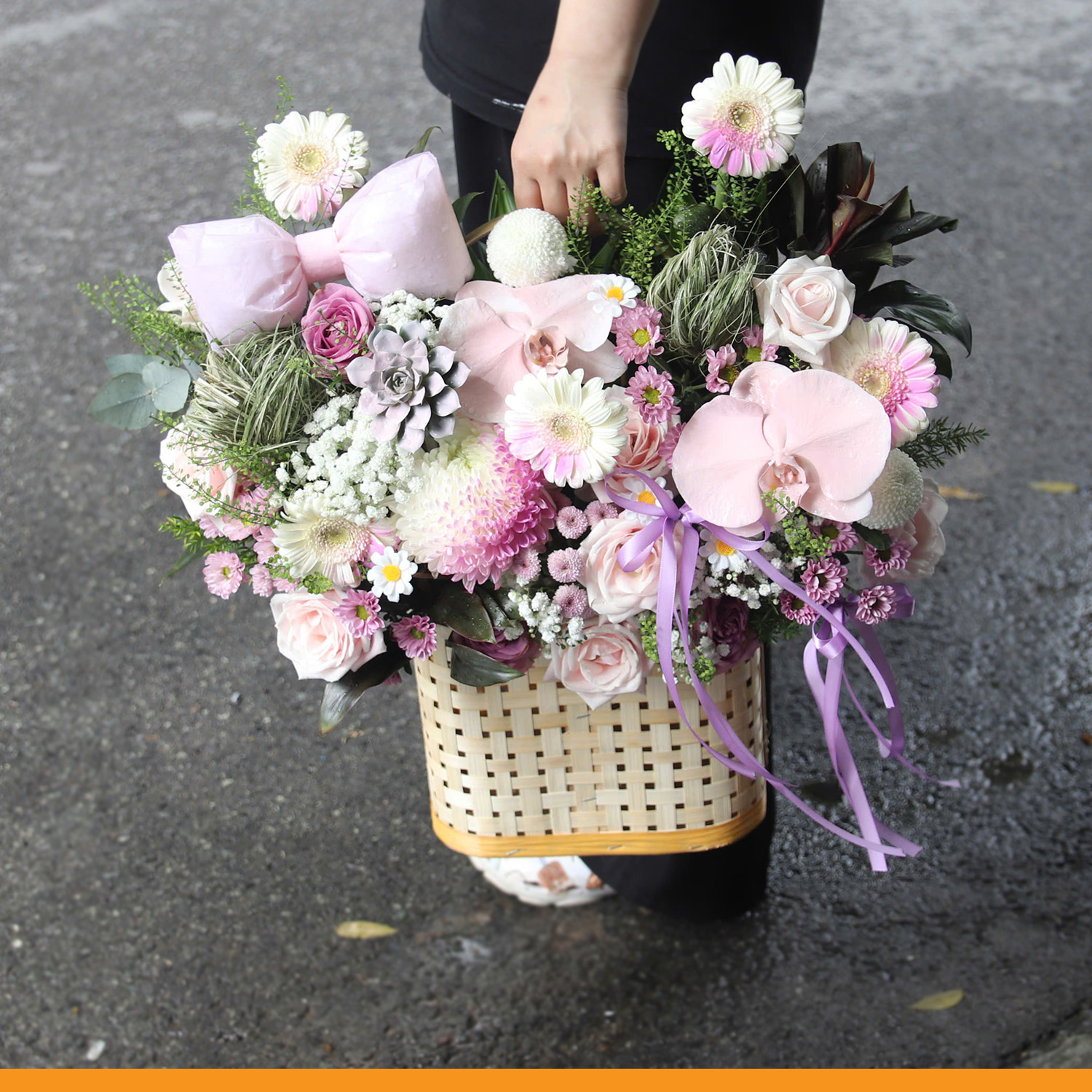 G0324 | Giỏ hoa 324
