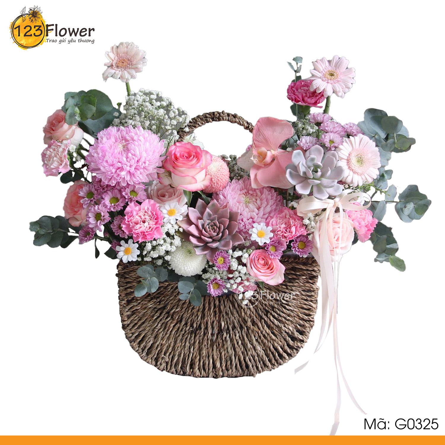G0325 | Giỏ hoa 325