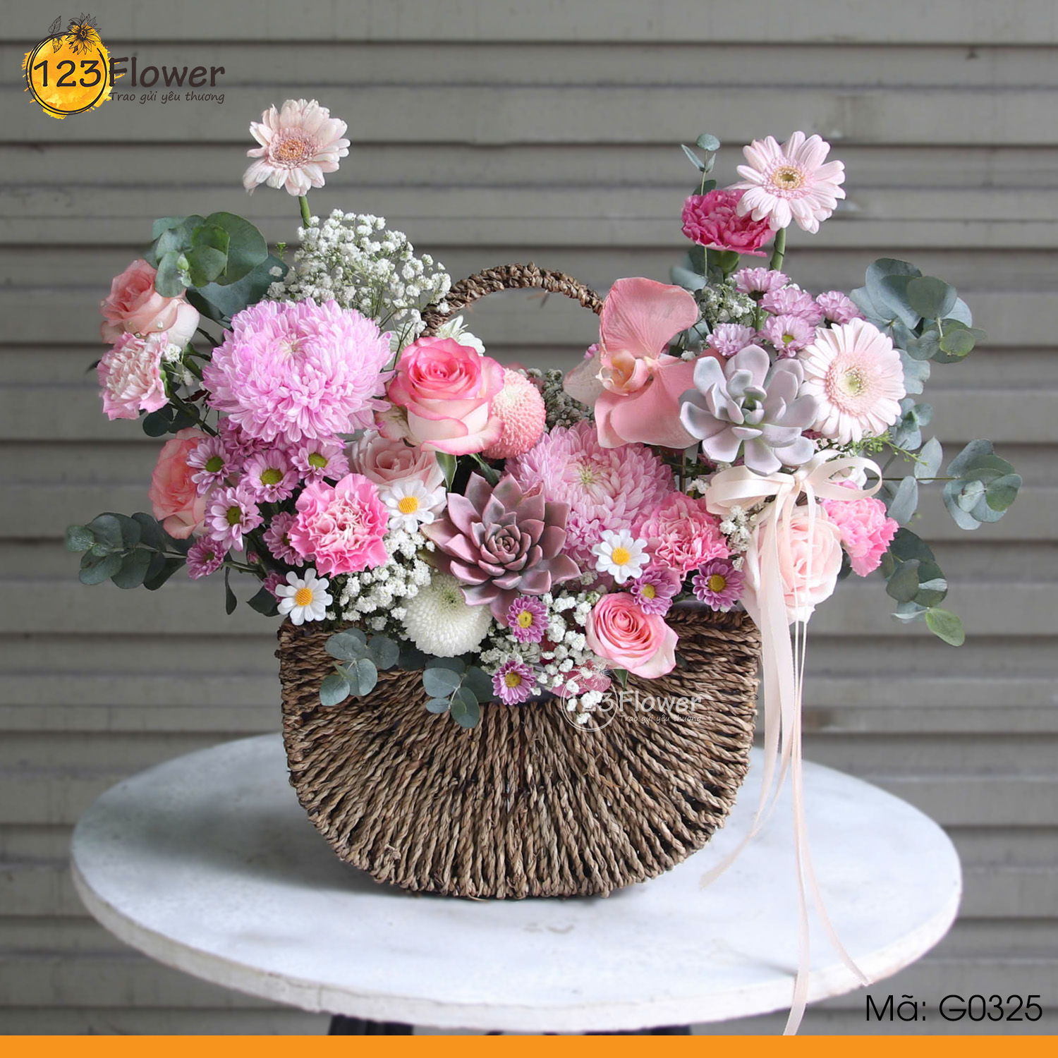 G0325 | Giỏ hoa 325