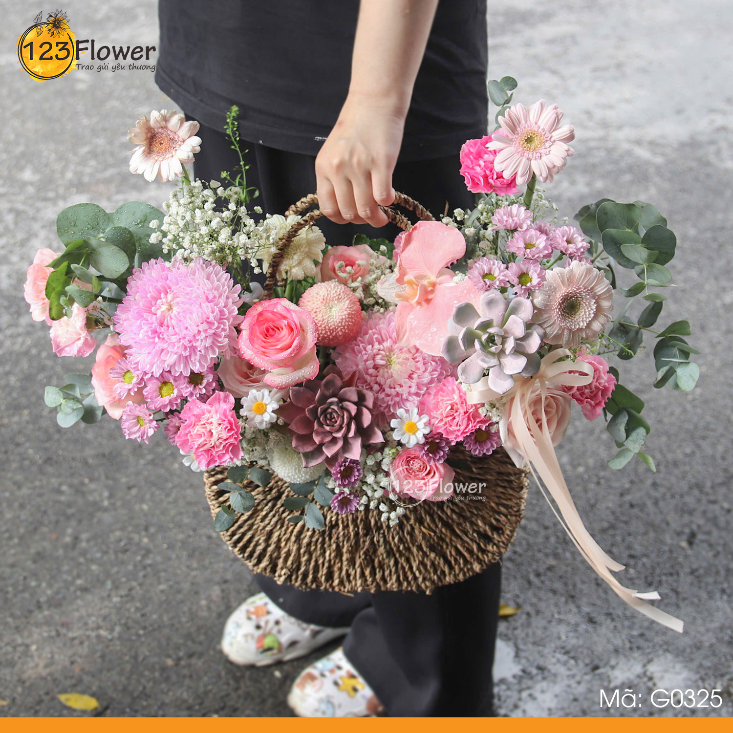G0325 | Giỏ hoa 325