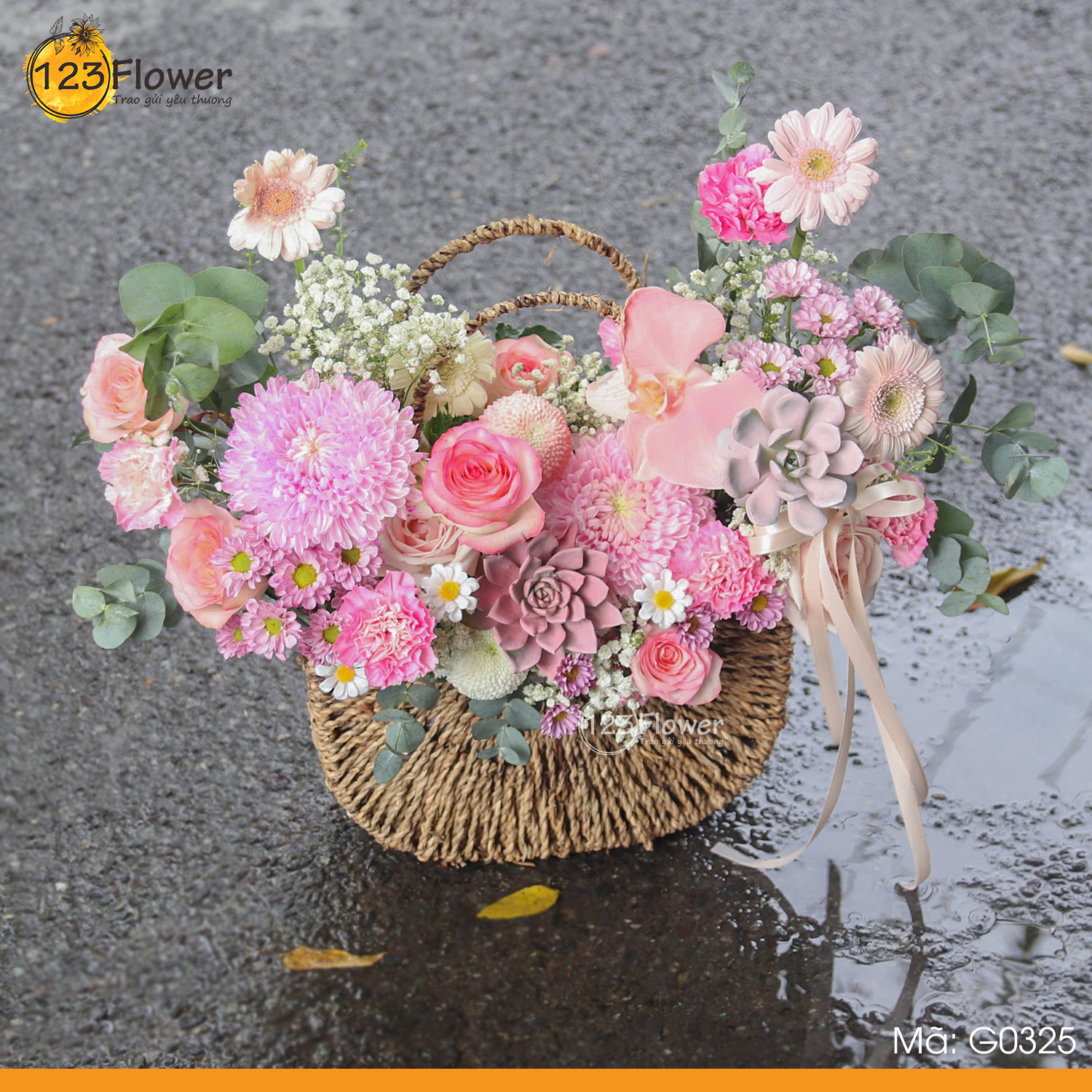 G0325 | Giỏ hoa 325